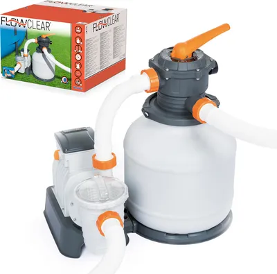 Image de BESTWAY 58486 Flowclear Pool Filtre à sable Installation de filtration 11.355l/h
