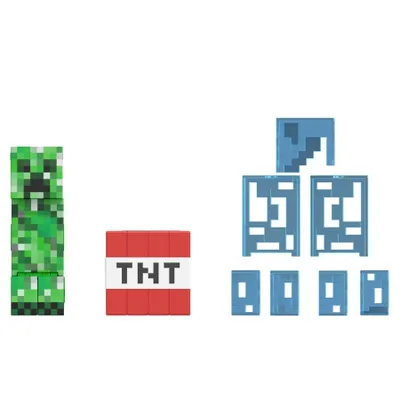Produktbild von Minecraft Diamant-level-creeper-figur Mehrfarbig  Mehrfarbig One Size