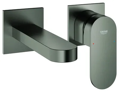 Produktbild von Grohe Waschtischbatterie, Plus, Wandmontage, 147mm, hard graphite, 1 Stk.