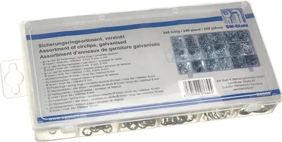 Immagine prodotto di SW acciaio S8066 anelli di fissaggio, zincati 720 pezzi