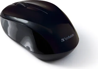 Zdjęcie produktu dla Verbatim Go Nano, Oburęczny, RF Wireless, 1600 DPI, Czarny