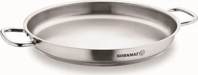 Immagine prodotto di Korkmaz Proline - Padella per paella in acciaio inox da 40 cm
