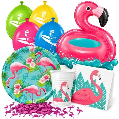 Produktbild von Flamingo-Party, Kindergeburtstag, Mottoparty, Sommerdekoration, Kindergeburtstag