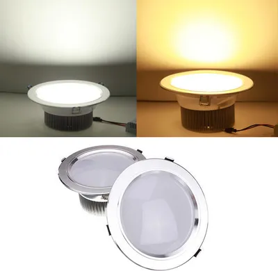 Productafbeelding van 18W LED inbouwspot, dimbaar, 110V + driver - wit