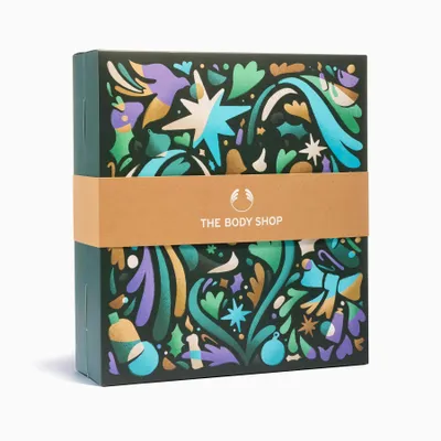 Produktbild von The Body Shop Classic Beauty Adventskalender 2025 – 24-tlg Premium Frauen Advent Kalender Body Butter, Haarpflege, Damen & Mädchen ( Wert 200€ )