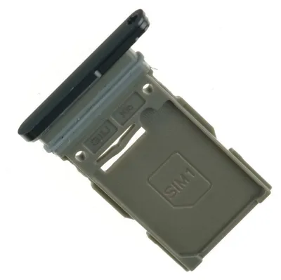 Produktbild von Samsung Galaxy S21 FE (SM-G990B) Sim Karten Halter Tray Fach (Black), Schwarz