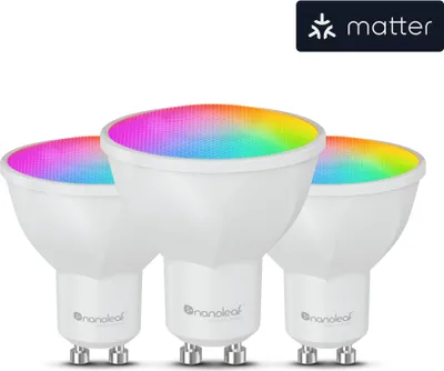 Produktbild von Nanoleaf NF080B02-3GU10 intelligente Beleuchtung Intelligente Glühbirne Wi-Fi 5 W