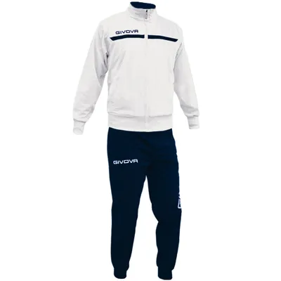 Produktbild von S BIANCO/BLU|Givova One Full Zip Trainingsanzug TT012-0304