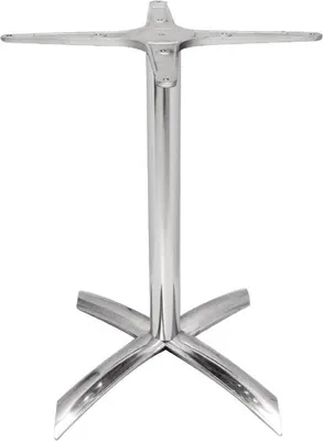 Zdjęcie produktu dla Noga stołu Bolero z aluminium, składana, 680(wys.) x 618(szer.) mm.
