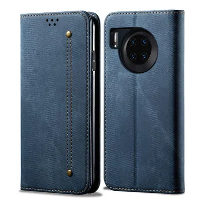 Obrázek produktu pro Huawei Mate 30 Pouzdro, Kožené Peněženkové Pouzdro s Magnetickým Uzavíráním a Pouzdro s Funkcí Stojánku pro Huawei Mate 30 modré