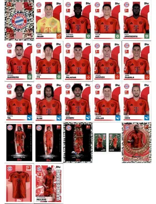 Produktbild von Topps Bundesliga Sammelsticker - 2024/2025 - Mannschaftspaket - FC Bayern München