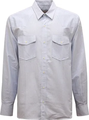 Imagen del producto de O3965 Camisa Para Hombre, Color Amaranto, Con Rayas
