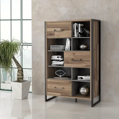 Produktbild von Aktenschrank Büroschrank Ordnerschrank Ablageschrank Schrank Büro "Husum II"