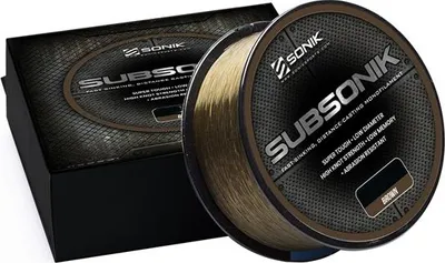 Produktbild von Sonik Subsonik - 1200m Angelschnur, Farbe:Brown, Durchmesser/Tragkraft:0.28mm / 12lb