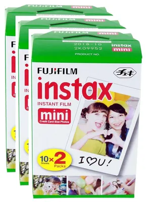 Immagine prodotto di Confezione di pellicole istantanee per fotocamere Fujifilm, per 60 scatti