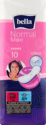 Image de Bella Normal Air Pads, serviettes hygiéniques, grandes, paquet de 10.