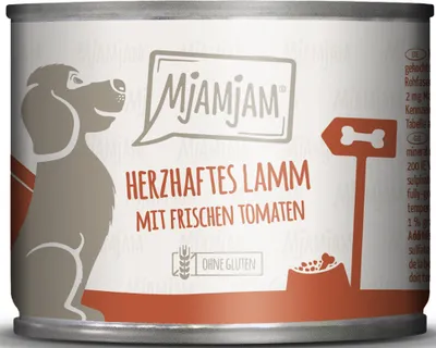 Image de Mjamjam : agneau savoureux accompagné de riz cuit et de tomates fraîches, 200 g x 6