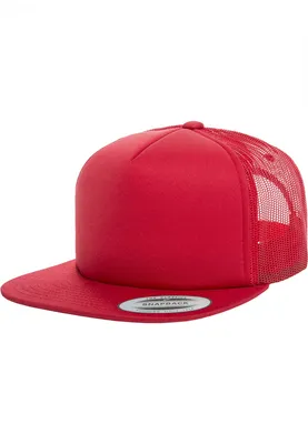 Produktbild von FLEXFIT 6005FF | Foam Trucker Cap / Kappe / Mütze - Farbe: Red - Größe: One Size