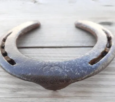 Hoefijzer, Glücksbringer, 14 x 2 cm, lackiert, für Innen & Außen