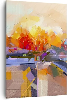 Produktbild von Bild auf Leinwand - Leinwandbild - Einteilig - Abstraktion modern - 70x100cm - Wand Bild - Wanddeko - Wandbilder - Leinwanddruck - Wanddekoration - Leinwand bilder - Wandbild - PA70x100-4097