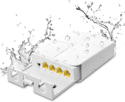 Produktbild von Netzwerk-Übertragungserweiterung - 100 Meter - Wasserdicht - Weiß