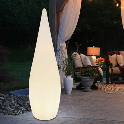 Produktbild von LED Steckleuchte, Tropfen, Design, Kabel 5m, Höhe 80 cm