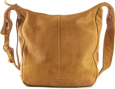 Produktbild von HAROLD'S Leder Schultertasche Submarine Pouch Up Yellow dunkelgelb