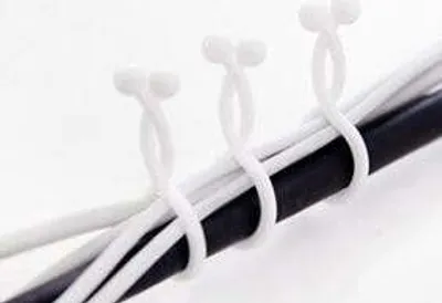 Produktbild von Kabelbinder Kabel Clip drehbar 30 Stück Größe S in Weiß