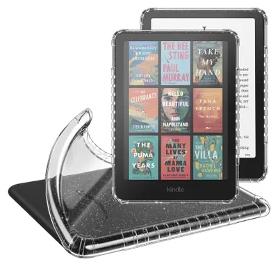 Produktbild von Fintie Durchsichtig Hülle für 7" Kindle Paperwhite(12. Generation) und Kindle Colorsoft/Paperwhite Signature Edition 2025/2024, Stoßfest Anti-Scratch Transparent Weiche TPU Case, Glitzer