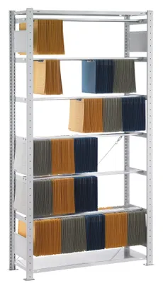 Produktbild von Pendelheftergrundregal Leitz/Elba - 2000x750x350 mm, 6 Pendelstangen