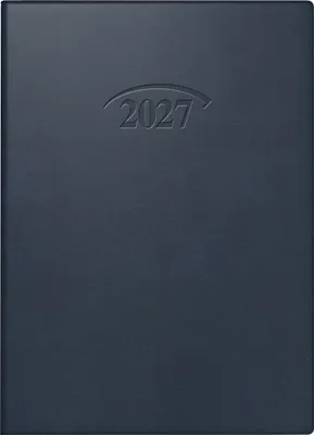 Produktbild von BRUNNEN Taschenkalender Mod. 736 2027 | A6, Kunststoff, dunkelblau