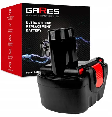 Produktbild von GARES Akku Batterie für Bosch GSR PSR 2607335471 PSB 12 VE-2 32612 | 12 V 3Ah | Verstärkte Serie High-Performance | Hohe Leistung | Gares