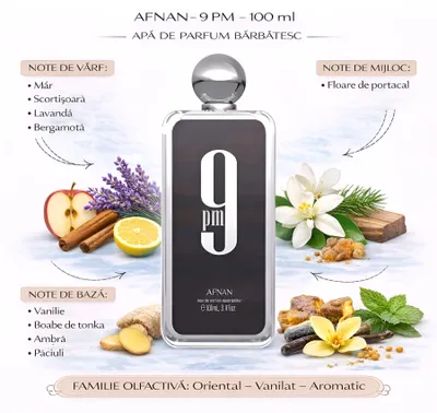 Produktbild von Afnan 9 PM Eau de Parfum für Herren 100 ml