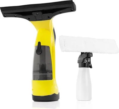 Produktbild von SMART Akku Fenstersauger Inkl. Sprühflasche und Mikrofaserwischer | Elektrischer Fensterputzer-Set | Fenster Reinigungsgerät | Fensterreiniger, Fensterputzer, Fensterreinigung