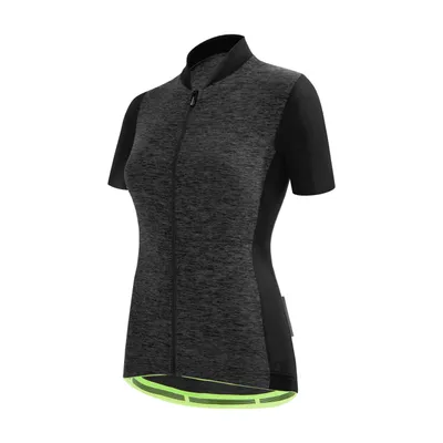 Produktbild von SANTINI Kurzarm Fahrradtrikot - COLORE PURO LADY - Grau/Schwarz M