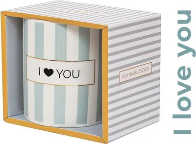 Productafbeelding van Presentbeker "Ik hou van jou" - Be-Happy Gifts