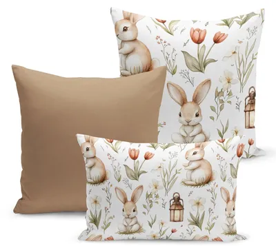 Obrázok produktu pre Evila Originals, súprava obliečok na vankúše (3 kusy) – 100% polyester, rozmery: 43x43 cm, 30x50 cm