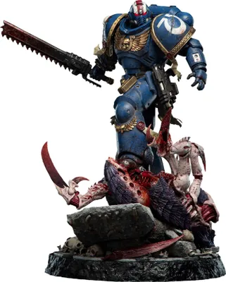 Produktbild von Warhammer 40,000: Space Marine 2 Statue 1/6 Lieutenant Titus Battleline Edition 63 cm