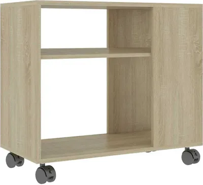 Obrázek produktu pro vidaXL Odkládací stolek Sonoma Oak 70x35x55 cm výrobek ze dřeva