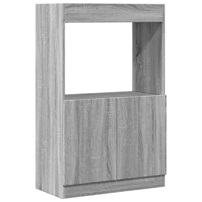 Obrázok produktu pre vidaXL Highboard Grey Sonoma-oak 63x33x100 cm Materiál na báze dreva