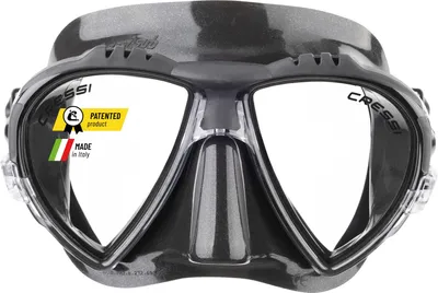 Produktbild von CRESSI Matrix Mask Black/Black - Maske für Tauchen und Schnorcheln, Schwarz/Schwarz, Einheitsgröße, Unisex