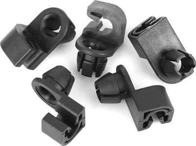 Produktbild von 5Stk. Auto Plastik Haube Stütze Stange Clip Halter 25,4mm schwarz