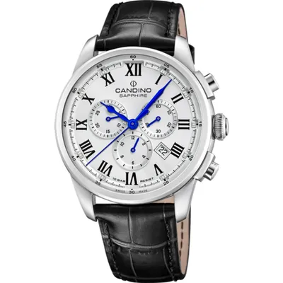 Produktbild von Candino Herren Analog Uhr Sport Sport Leder Armbanduhr schwarz UC4745/4