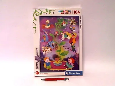 Immagine prodotto di CLE puzzle 104 con ornamenti FairyTalesTime 20180