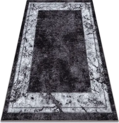 Produktbild von MIRO 51813.805 Waschteppich Rahmen, Marmor Anti-Rutsch - creme / grau Grau 200x290 cm