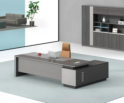 Produktbild von Funktionaler Eckschreibtisch mit modernem Design und großem Stauraum.