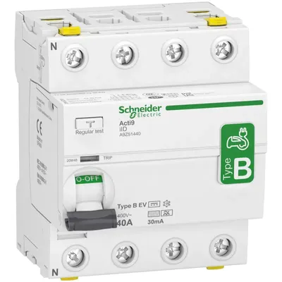 Image de Schneider Electric FI IID 4P 40A 30mA TYPE B-EV (A9Z51440)