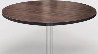 Produktbild von COMPACT | HPL Bistro Tischplatte | Ø80cm | Walnuß | Gastro HPL Tischplatte