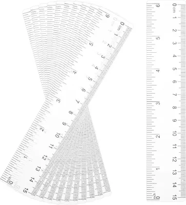 Produktbild von 12 Stück Lineal 15cm Grundschule,Lineal Set Grundschule,Transparentes Plastiklineal,Lineale,Kunststofflineal,Lineal,Lineal 15cm Flexibel,Transparentes Messlineal für Schule, Büro, Haushalt