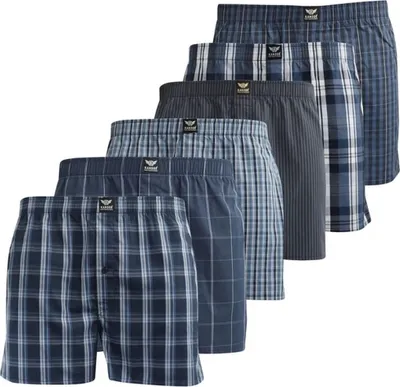 Obrázek produktu pro Kandor - Pánské boxerky "Nightling" (6-pack) BG1698 (L) (Modrá)